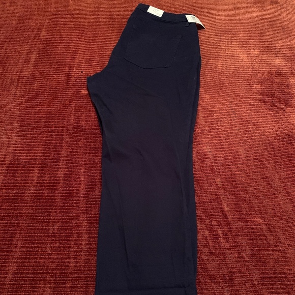 Navy-Blue Straight Leg Pants - Picture 7 of 13